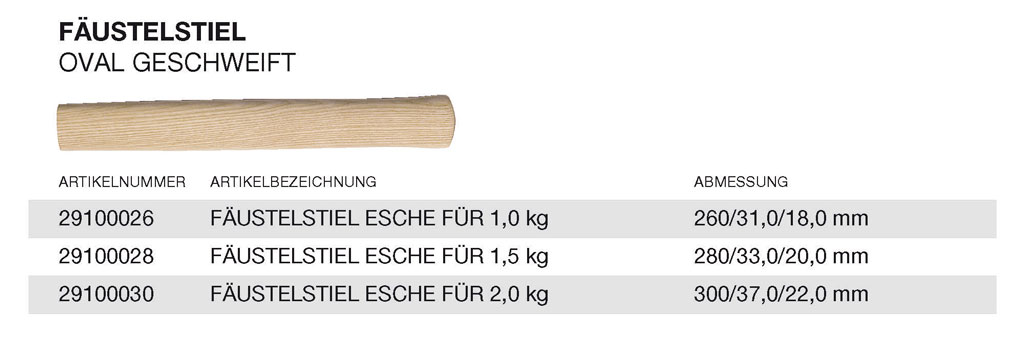 Fäustelstiele