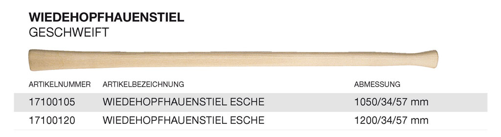 Wiedehopfhauenstiele